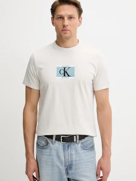 Calvin Klein tričko béžové