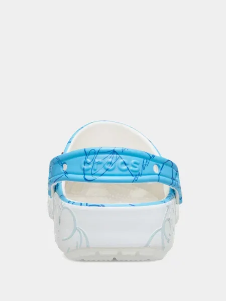 Сабо Crocs голубые