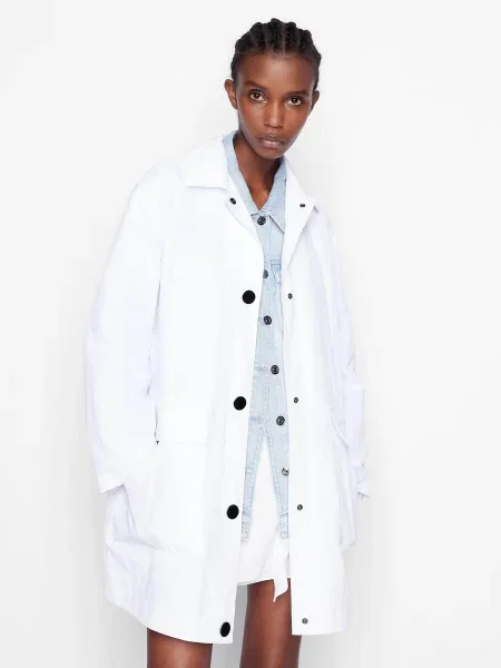 Плащ Armani Exchange білий