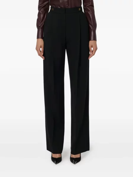 Pantaloni Elisabetta Franchi plisate negru