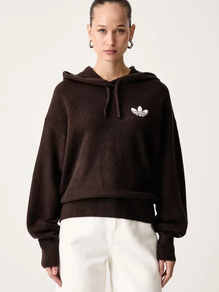 Adidas Originals sweter Essentials Knit brązowy