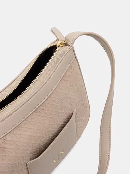 Armani Exchange baguette táska női bézs