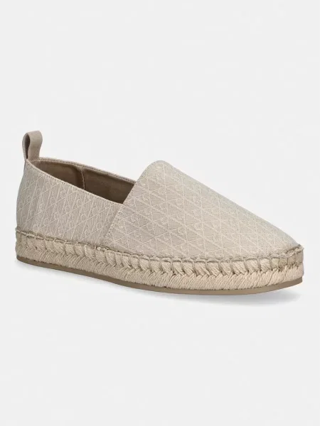 Calvin Klein Espadrile Tessa pielii bej