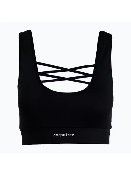 Дамски сутиен за тренировка Carpatree Cross String Sports black C-CSSB черно