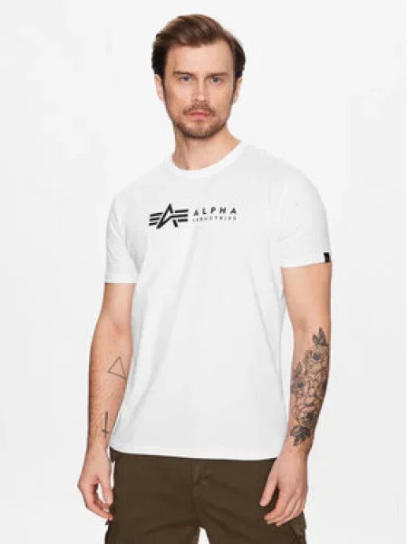 Alpha Industries Набір з 2 футболок Alpha Label T 2 Pack Білий