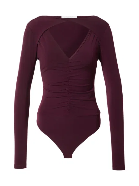 ABOUT YOU Tricou body Lilia vin roșu