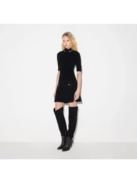 Sukienka mini Elisabetta Franchi czarna