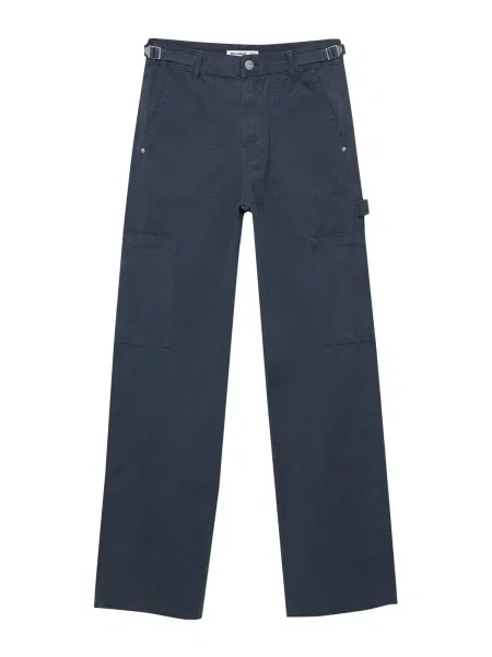Pull&Bear Nadrág tengerészkék