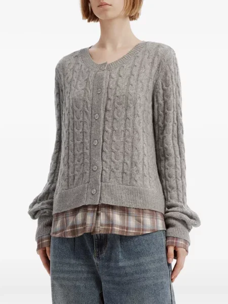 Cardigan B+ab tricotate gri