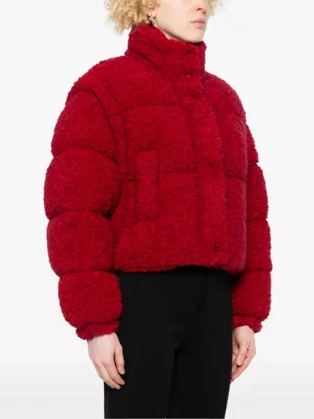 Geacă cu puf Moncler roșu