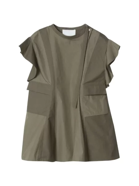 Bluză 3.1 Phillip Lim cu volane verde