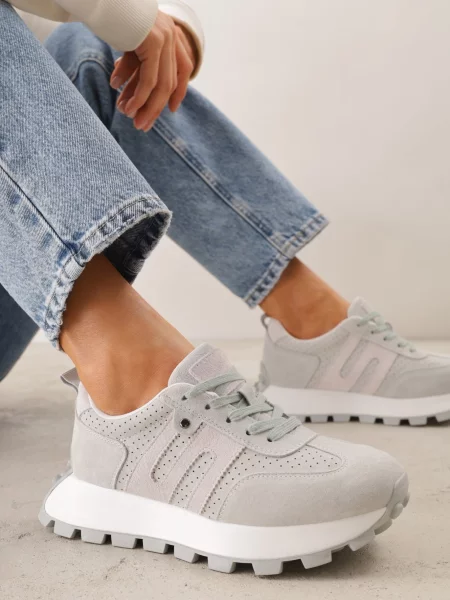 Sneakers deschis verde