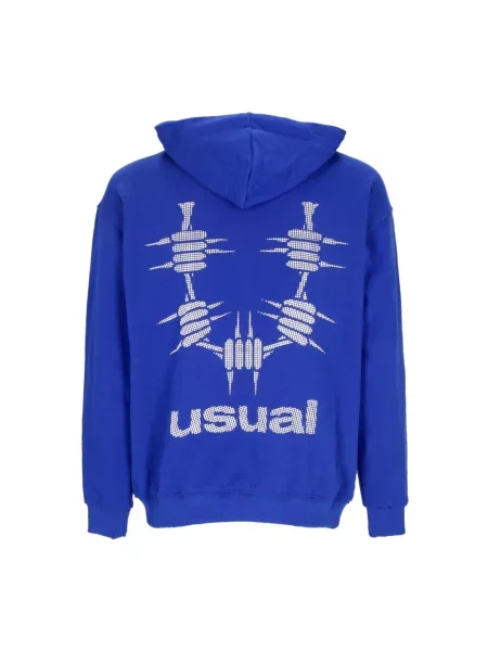 Bluza z kapturem Usual z kapturem niebieska