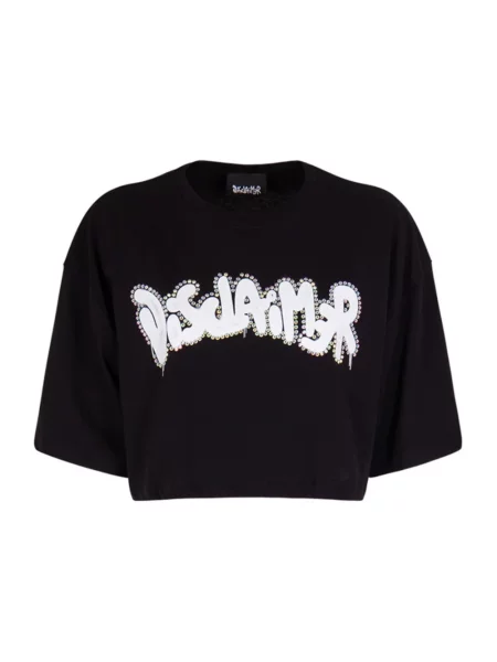 Koszulka Disclaimer z dżerseju czarna