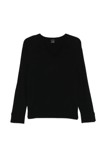 Pulover Pinko cu decolteu în V negru