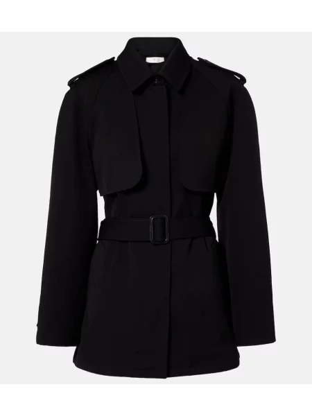 Geacă The Row de lână negru