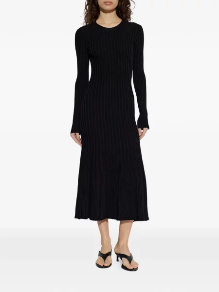 Rochie midi Ami Paris tricotate negru