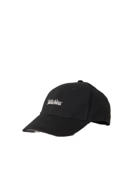 JACK & JONES Șapcă negru alb