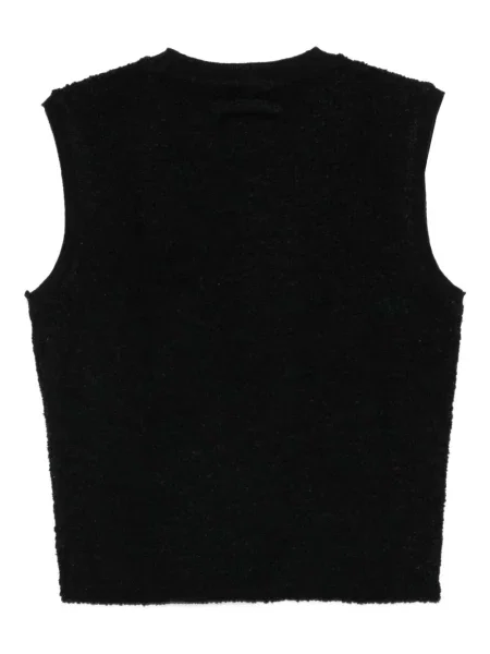 Top Jean Paul Gaultier Pre-owned bez rukávů černý