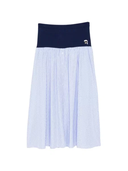 Fustă Karl Lagerfeld albastru