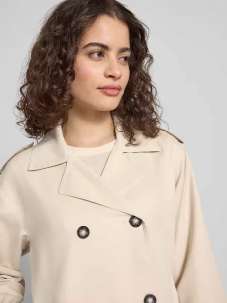 Kurtka trencz z klapami krój regular fit model HANNAH' Only