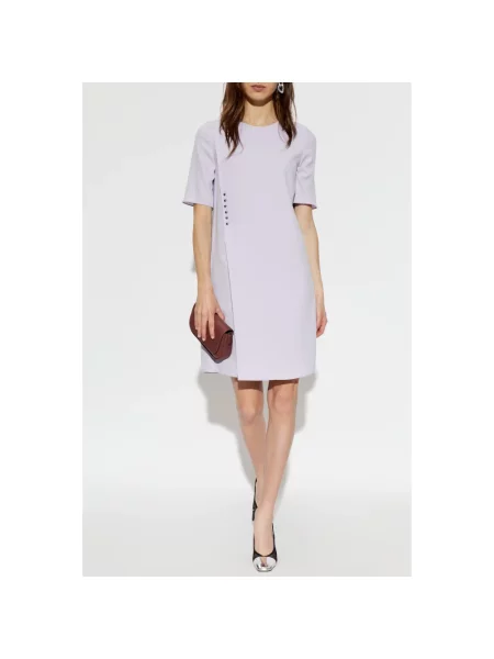 Sukienka Emporio Armani fioletowa