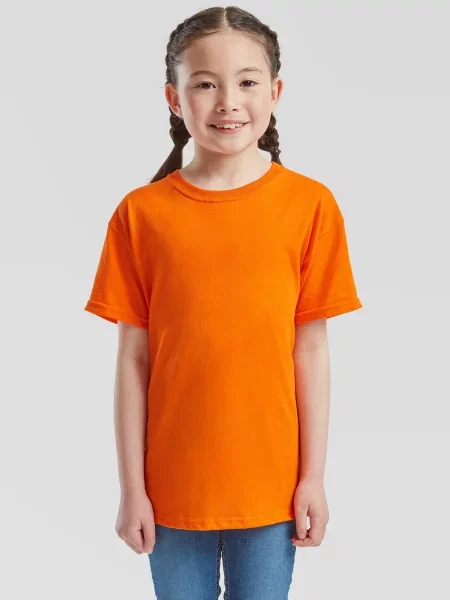 Tricou copii Fruit Of The Loom portocaliu