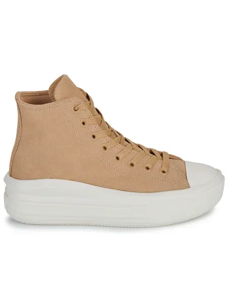 Pantofi Converse din piele de căprioară bej