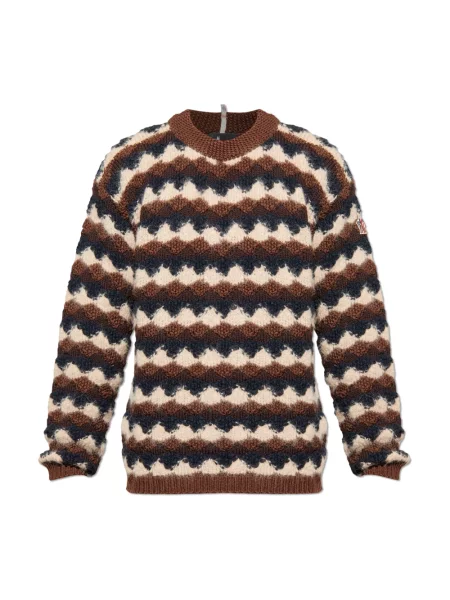 Sweter Moncler brązowy