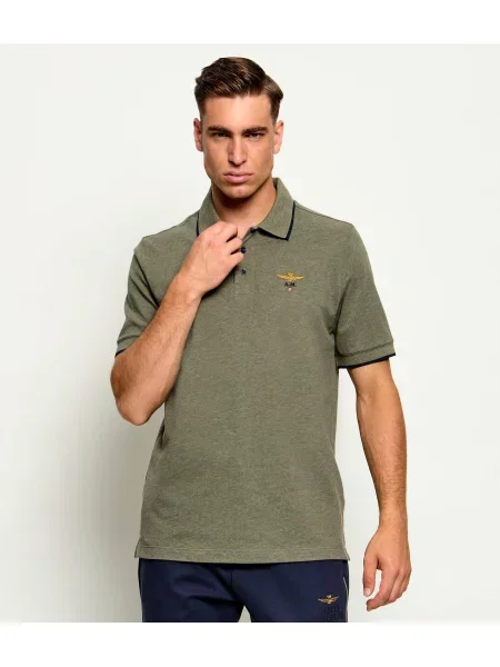 Tricou polo Aeronautica Militare verde