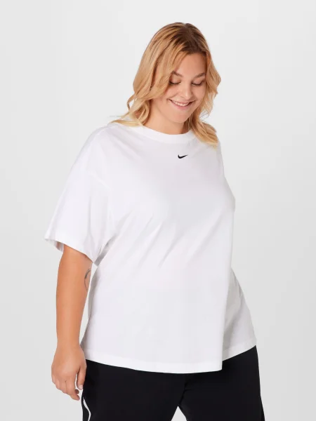 Nike Sportswear Tricou / negru alb