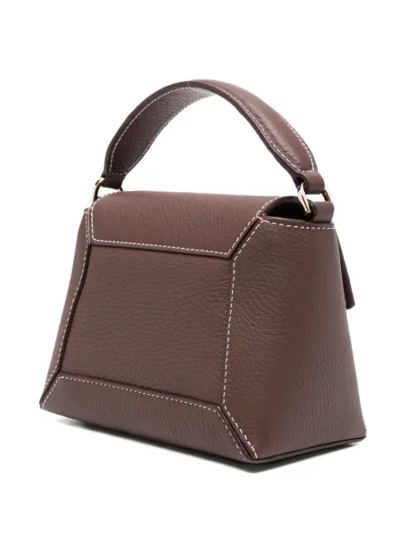 Geantă shopper Strathberry din piele maro