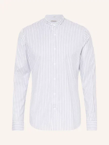 Gottseidank Krojová Košile Lenz Regular Fit Se Stojáčkem bílá/ světle fialová/ zelená bílá