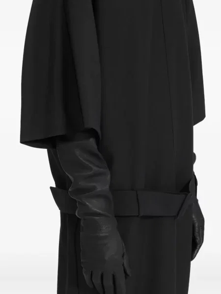 Mănuși Mm6 Maison Margiela din piele negru
