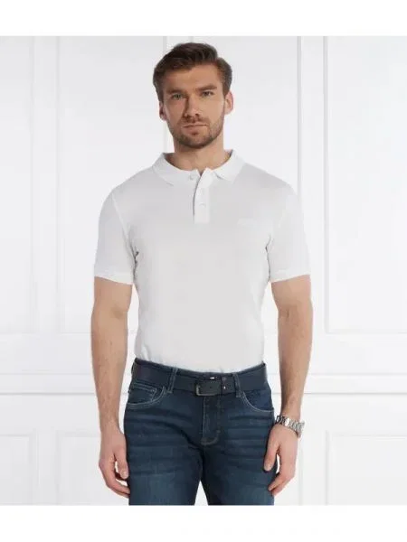 Joop! Jeans Tenisz póló Ambrosio | Modern fit fehér