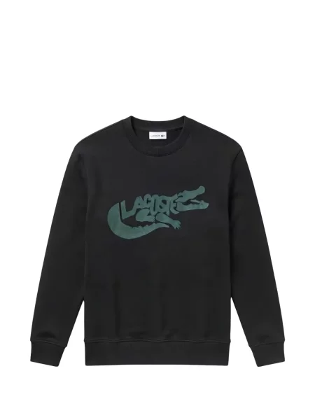 Hanorac Lacoste cu imagine negru