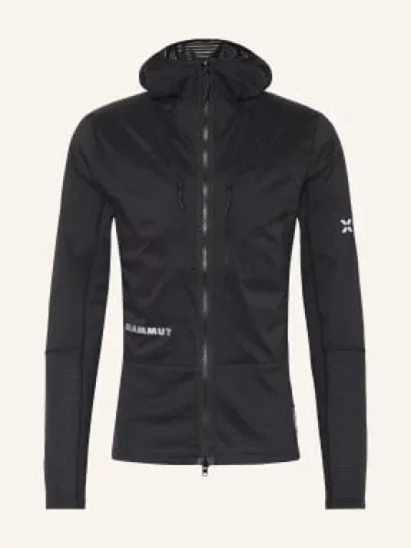 Mammut Hybridní Bunda Eiger Nordwand Z Materiálu Flex Air Hybrid černá bílá