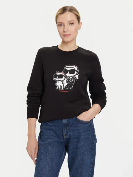 KARL LAGERFELD Bluză negru