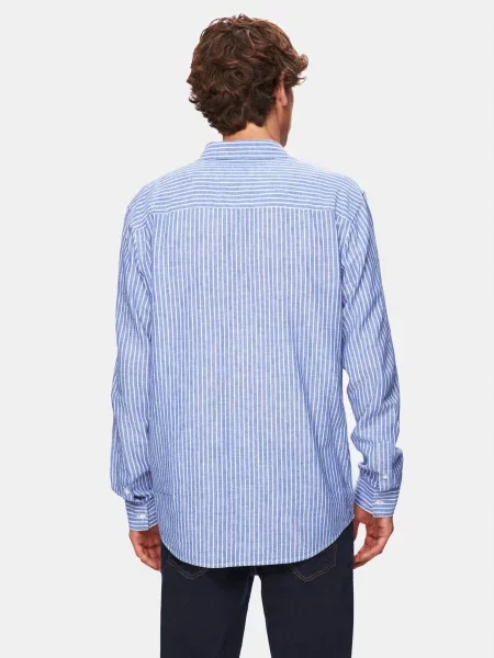 Повседневная джинсовая рубашка Ltb Jeans голубая