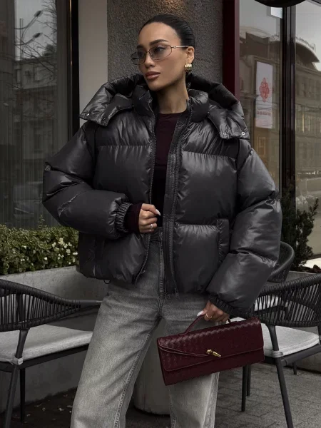 Пуховик Jadone Fashion Pufi_grafit графіт
