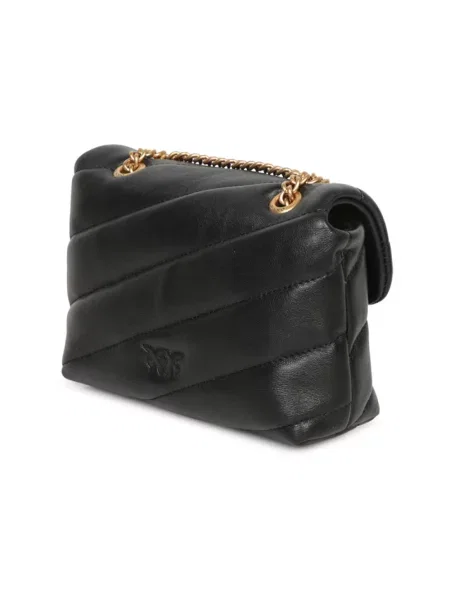Pinko torebka skórzana czarny