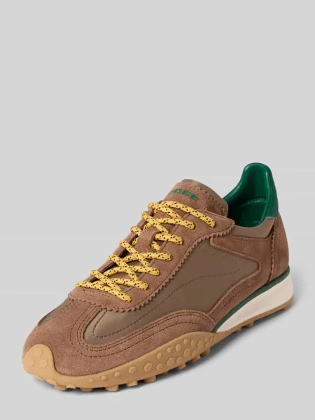 Sneakersy z miksu skóry z detalem z logo Model Bridge' Hoff