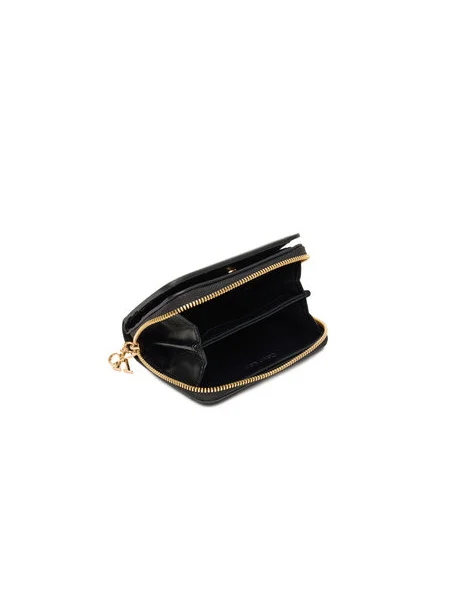 Calvin Klein Kis női pénztárca Ck Medium Flap Zip Around fekete