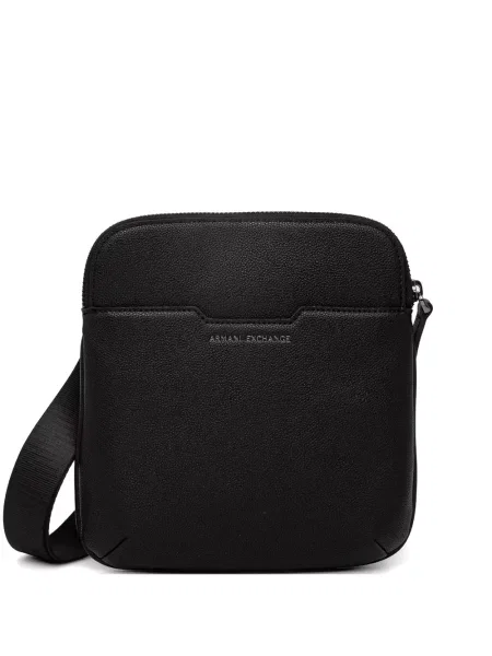 Geantă crossbody Armani Exchange cu imagine negru