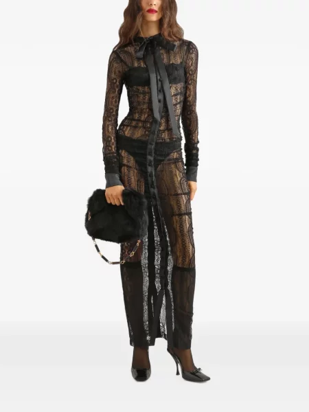 Rochie Dolce & Gabbana din dantelă negru