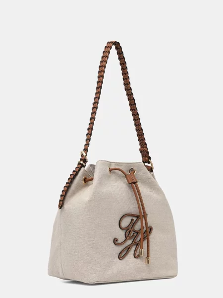 TOMMY HILFIGER Geantă tip sac crem / maro pueblo bej