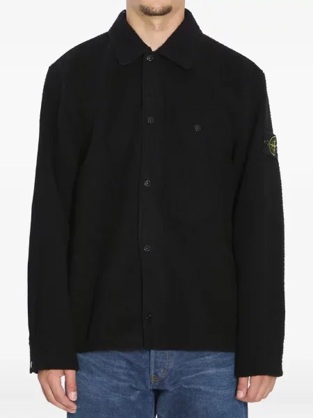 Дълго риза Stone Island камъни черно