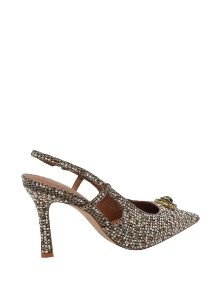 Pantofi cu toc Kurt Geiger London de cristal bej