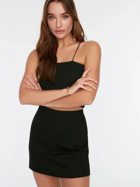 Fusta mini Trendyol negru