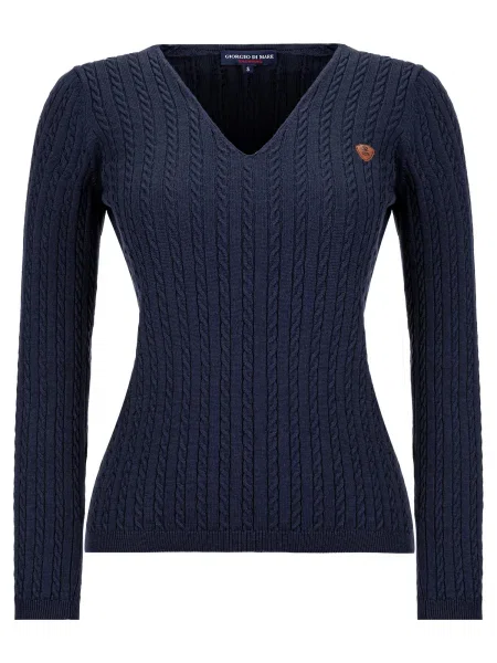 Giorgio di Mare Sveter Manon námornícka / hnedá modrá